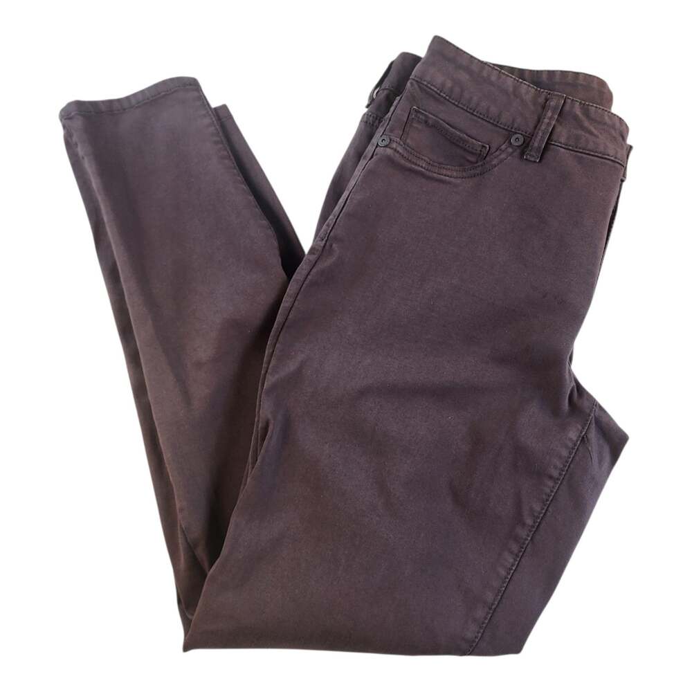 Maurices Chocolate Brown Straight Leg Large/Reg Earthy Classic Autumn